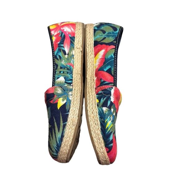 Born BOC Tropical Floral Espadrille Flats Size 7 - Picture 4 of 8